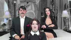 Addams Family Threesome A sex parody