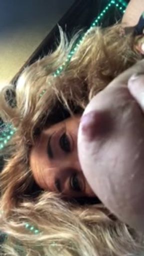 The solo cougar in her native habitat with sucking and fucking dildo, plus cum eating mating behavio