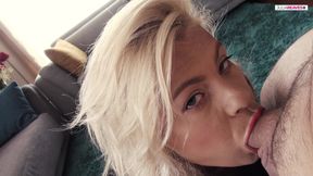 First the dildo gets a blowjob then your cock