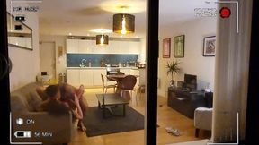 caught on cctv danny fucks young trans girl at home and cctv caught all the action