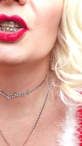 Pizza Slut: Role play fem dom strap-on video with dirty talking. Sexy MILF in stockings. hot Arya.