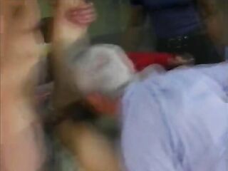 Charming t-sweetheart groans as that babe gets drilled hard by 2 biggest dongs