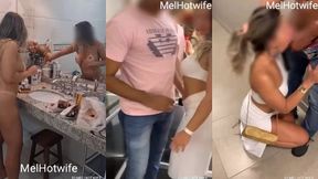 marido nao acreditou quando falei q ia chupar o negao no corredor do hotel