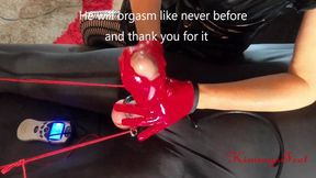 How to make him cum with a 14 inch sound