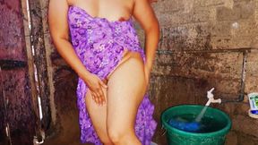 අලුත් බොඩ්මේ මල්ලා හොරෙන් බලලා අතේ ගහනවා ඉගි දුන්නත් සැපක් ගන්න ආවේ නැ අදනම් එයි, sri lankan bathroo