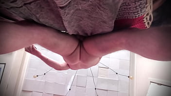 Swinging balls while I fuck hard and cum twice!