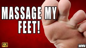 KingMarti:Relaxing Foot Massage: Man Demands Intense Care for Aching Feet - 4k - WMV
