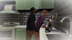 SIMS4 - Weekend at Mike'_s and his dad - Part 1