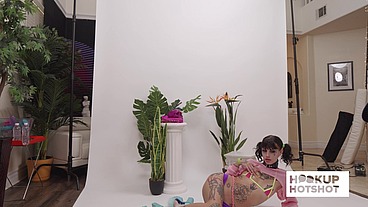 BTS - CC Doll Brings Rebel Energy To A Sultry Photoshoot!