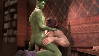 Deadpool barebacks a muscular hunk in animated anal scene
