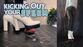 White Tank Boots Made for the Best Cock and Balls Damage (Slave Double Version) - TamyStarly - Crush Trample, Shoejob, Bootjob, CBT, Ballbusting, Trampling, Stomping