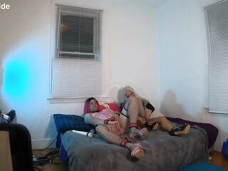 Trans Babes Masturbation Jointly
