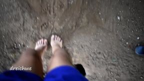 Playing with the sand