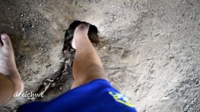 Playing with the sand