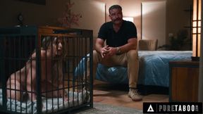 MILF LOCKS Naive Neighbor Nina White In CAGE As A Gift For Her Pervert Husband