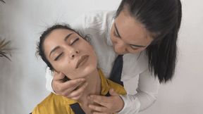 Secretary throat worship (MOBILE VERSION WMV)