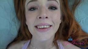 ”Madi Collins rides prick & takes a creampie Amateur Redhead POV GFE”