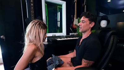 Sex in My Music Studio! Horny Pop Star Tries Anal While Her Friend Watches