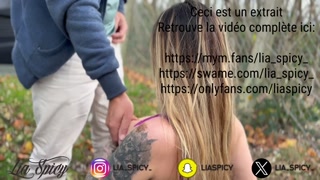 I drain the balls of the first guy who came to the roadside