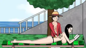 One Slice of Lust - One Piece Sex - Part 2 Nico Robin Get Her Ass Played by Loveskysanx