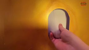 Cookie Cream Sperma Keks. Hot squirting cock cums on the cookie at the gloryhole