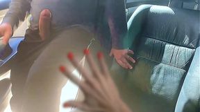 A stranger with a hot cock&#x1F32D; entered my car and gave me a rough anal&#x1F44C; ride