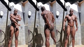 update #239 (september 21, 2022) showering outside on a nudist camping ???