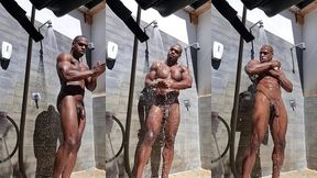 update #239 (september 21, 2022) showering outside on a nudist camping ???