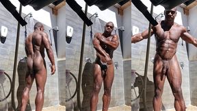 update #239 (september 21, 2022) showering outside on a nudist camping ???
