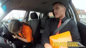 Hot Driving School Backseat blowjobs and deep creampie