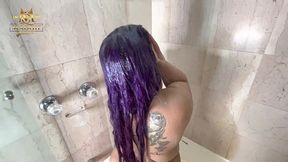 maggiequeen facefucked and getting cum and piss on her