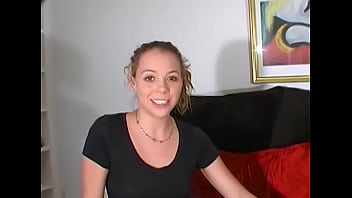 MARIAH CHERRY Cute All Natural Coed Huge Cock POV Blowjob and Cum Facial