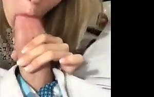 Blowjob and cumshot in the face