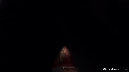 Blonde trainee anal fucked threesome