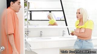 Jordi Stumbles Upon Blondie Fesser & Her Dirty Hobby & She Decides To Fuck His Huge D