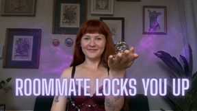 Roommate Locks You Up (Chastity Humiliation Loser Porn)