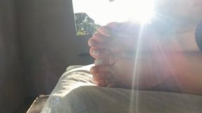 Well-painted nails, beautiful feet and perfect pronounced arches (7)