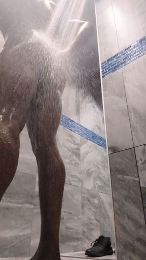 Black Man Post Gym Shower (Part 2)
