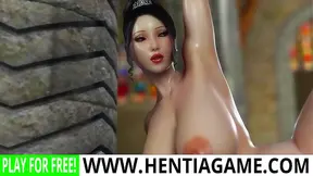 Fantasy Goddess Overwhelmed by Massive Cock in Steamy Hentai Encounter
