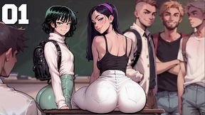 My New Girlfriend #01 - Violet Loves To Show Her Big Ass &amp_ Camel Toe ( Taboo Hentai Game )