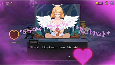 Succubus Forest [ FEMDOM Hentai Game ] Ep.3 Slime monster girl play with his NIPPLES to make him CUM !