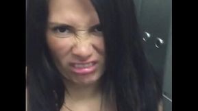 Elevator Escapades: Gaela's Naughty Oral Encounter