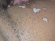 Mijn dominante BBC vriend komt klaar op mijn gezicht en poesje