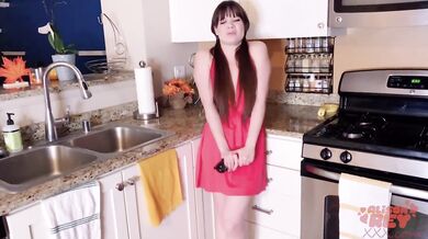 I caught my step sister masturbating