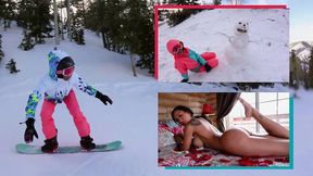 Does Wanna Build A Snowmannnnn? Yes. And She Wants To Bounce Her Big Ass On Cock, Too!