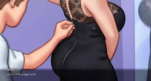 new step mom and step son  make amazing seen in summertime saga part 2