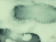 Public cumshot to the snow