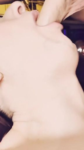 jezebellajb shemale cum swallow face fuck on knees deepthroat throatpie sissy cim creampie cum eating tranny ladyboy   Clip 1
