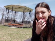 Inhale 26: 2 angels on the mountain / smoking fetish by Gypsy Dolores