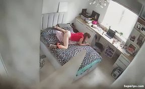 IPcam teen rides pillow